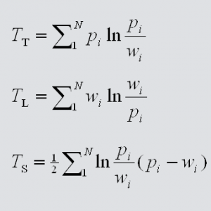 Theil index BPMSG